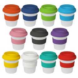Reusable Coffee Cups - Plastic & Ceramic  - 120ml Baby Chino piccolo Espresso Karma Kup