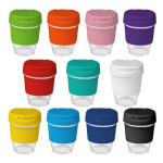 Reusable Coffee Cups - Glass - 235ml Glass Karma Kup with Plastic Flip Lid