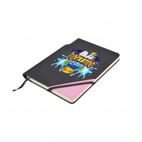 Promotional Journals & Noteboooks  - Argos A5 Notebook with Pen Holder in Spine