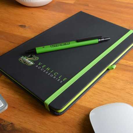 Promotional Journals & Noteboooks  - Venture Supreme Notebook / Slalom Pen