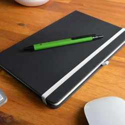 Promotional Journals & Noteboooks  - Venture Supreme Notebook / Slalom Pen