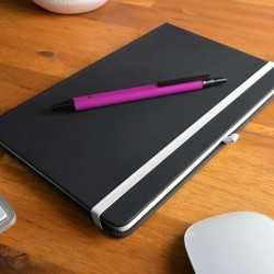 Promotional Journals & Noteboooks  - Venture Supreme Notebook / Slalom Pen
