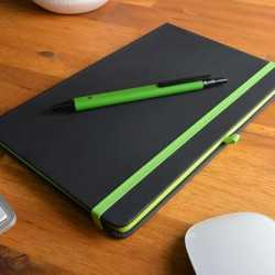 Promotional Journals & Noteboooks  - Venture Supreme Notebook / Slalom Pen