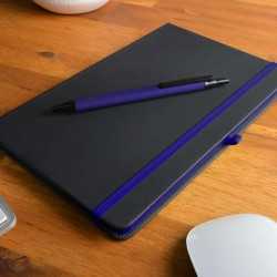Promotional Journals & Noteboooks  - Venture Supreme Notebook / Slalom Pen