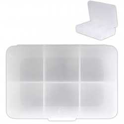 branded Clear Rectangular 6 Compartment Pill Box, from our range of promotional Personal Products