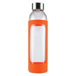 Drink Bottles - Glass - 550ml Capri Glass Bottle / Silicone Sleeve