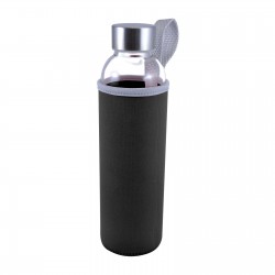 Drink Bottles - Glass  - 550ml Capri Glass Bottle / Neoprene Sleeve