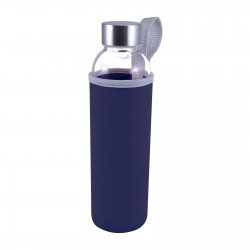 Drink Bottles - Glass  - 550ml Capri Glass Bottle / Neoprene Sleeve