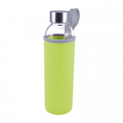 Drink Bottles - Glass  - 550ml Capri Glass Bottle / Neoprene Sleeve
