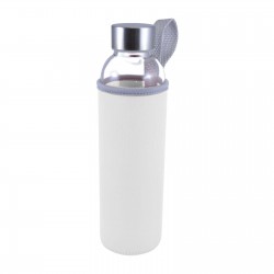 Drink Bottles - Glass  - 550ml Capri Glass Bottle / Neoprene Sleeve