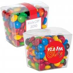 Promotional Chocolates  - M&Ms in Clear Mini Noodle Box