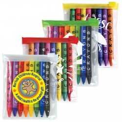 Pencils  - Louvre Crayons in PVC Zipper Pouch