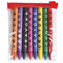 Pencils  - Louvre Crayons in PVC Zipper Pouch