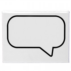 Printed Post It Notes  - Speech Bubble Sticky Notes