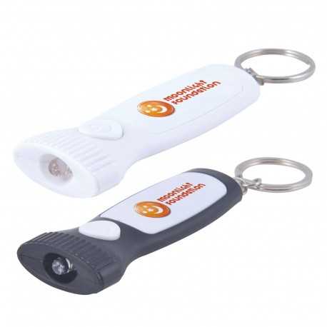 Torch Keyrings  - Flash Flashlight Keytag