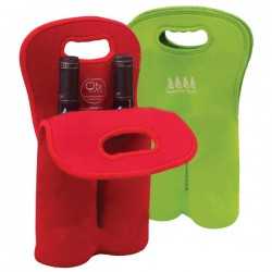 Wine Holders & Carriers  - Wine Bottle Bag - double