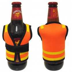 Printed Stubby Holders  - Safety Vest Bottle Cooler