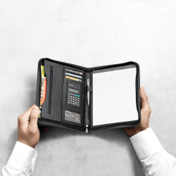 branded The New Yorker Portfolio, from our range of promotional Non Leather Compendiums