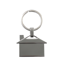 Metal Keyrings  - House Shaped Metal Keyring