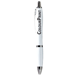 Metal Promotional Pens  - Nash Ballpoint Pen - All White