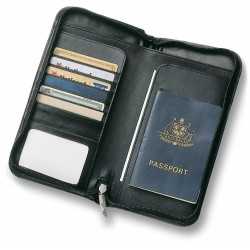 Corporate Travel Wallets  - Leather Travel Wallet