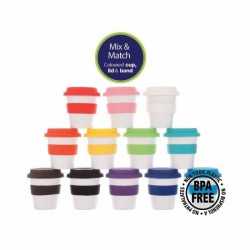 Reusable Coffee Cups - Plastic & Ceramic  - 120ml Baby Chino piccolo Espresso Karma Kup