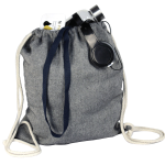 Drawstring Bags &amp; Back Sacks - Melange Custom Dyed Drawstring Bag