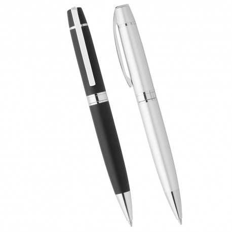 Metal Promotional Pens  - Casarotto Ballpoint Pen - Silver