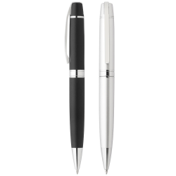 Metal Promotional Pens  - Casarotto Ballpoint Pen - Silver