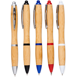 Bamboo & Wood Enviro Pens  - Nash Bamboo Ballpoint Pen