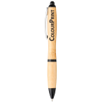 Bamboo &amp; Wood Enviro Pens - Nash Bamboo Ballpoint Pen