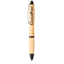 Bamboo & Wood Enviro Pens  - Nash Bamboo Ballpoint Pen