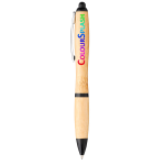 Bamboo &amp; Wood Enviro Pens - Nash Bamboo Ballpoint Pen