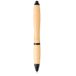 Bamboo &amp; Wood Enviro Pens - Nash Bamboo Ballpoint Pen