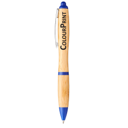 Bamboo & Wood Enviro Pens  - Nash Bamboo Ballpoint Pen