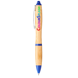 Bamboo & Wood Enviro Pens  - Nash Bamboo Ballpoint Pen
