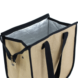Jute Shopping & Tote Bags  - Laminated Jute Shopper with Insulation