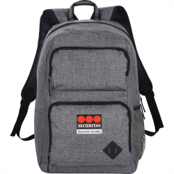 branded Graphite Deluxe 15 inch Computer Backpack, from our range of promotional Backpacks