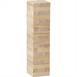 Executive Toys  - Tumbling Tower Wood Block Stacking Game