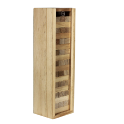 Executive Toys  - Tumbling Tower Wood Block Stacking Game